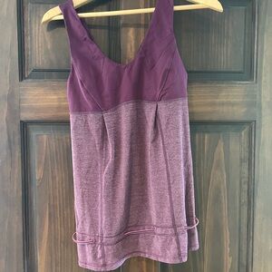 Lululemon Purple Athletic Tank Top
